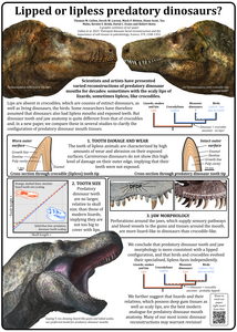 Theropods lips infographic