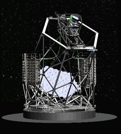 Artist's Concept of the Upgraded Hobby-Eberly Telescope