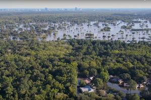 Hurricane Harvey flooding in Houston in 2017