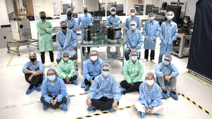 Researchers from the Satellite Research Centre at NTU Singapore, the birthplace of Singapore's  space and satellite programmes