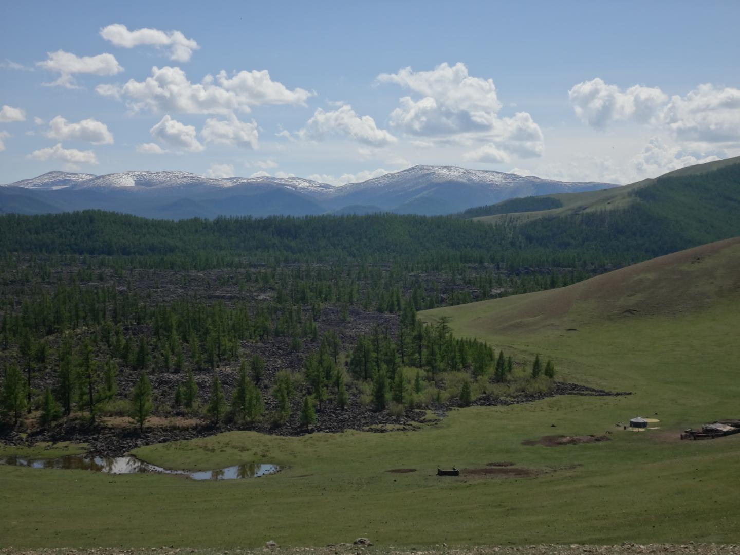 Uurgat Lava Field in Mongolia