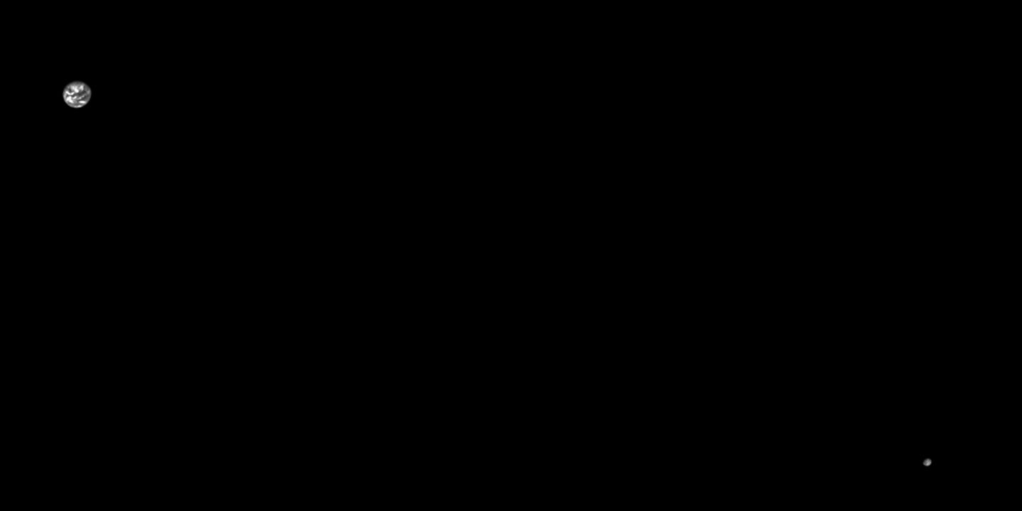 OSIRIS-REx Views the Earth-Moon System