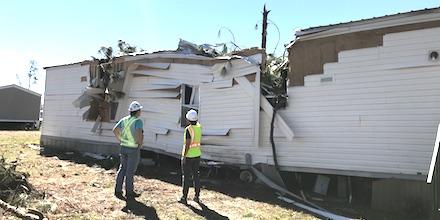 Inspecting Hurricane Michael's Damage