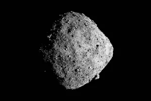 Mosaic image of asteroid Bennu