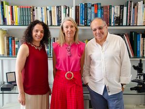 María Isabel Aller, Ana Valero Paternain and Juan Lerma, IN-CSIC-UMH researchers.