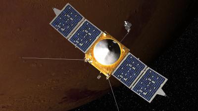 Artist Concept of MAVEN Spacecraft