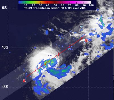 Nasa's TRMM Satellite Captured Rainfall Rates in Tropical Storm Emang