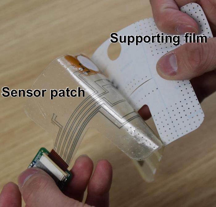 Fabricated smart sensor patch