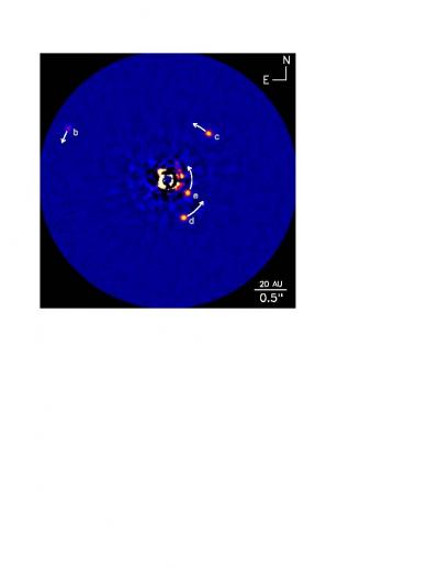 Newly-Discovered Exoplanet HR 8799e