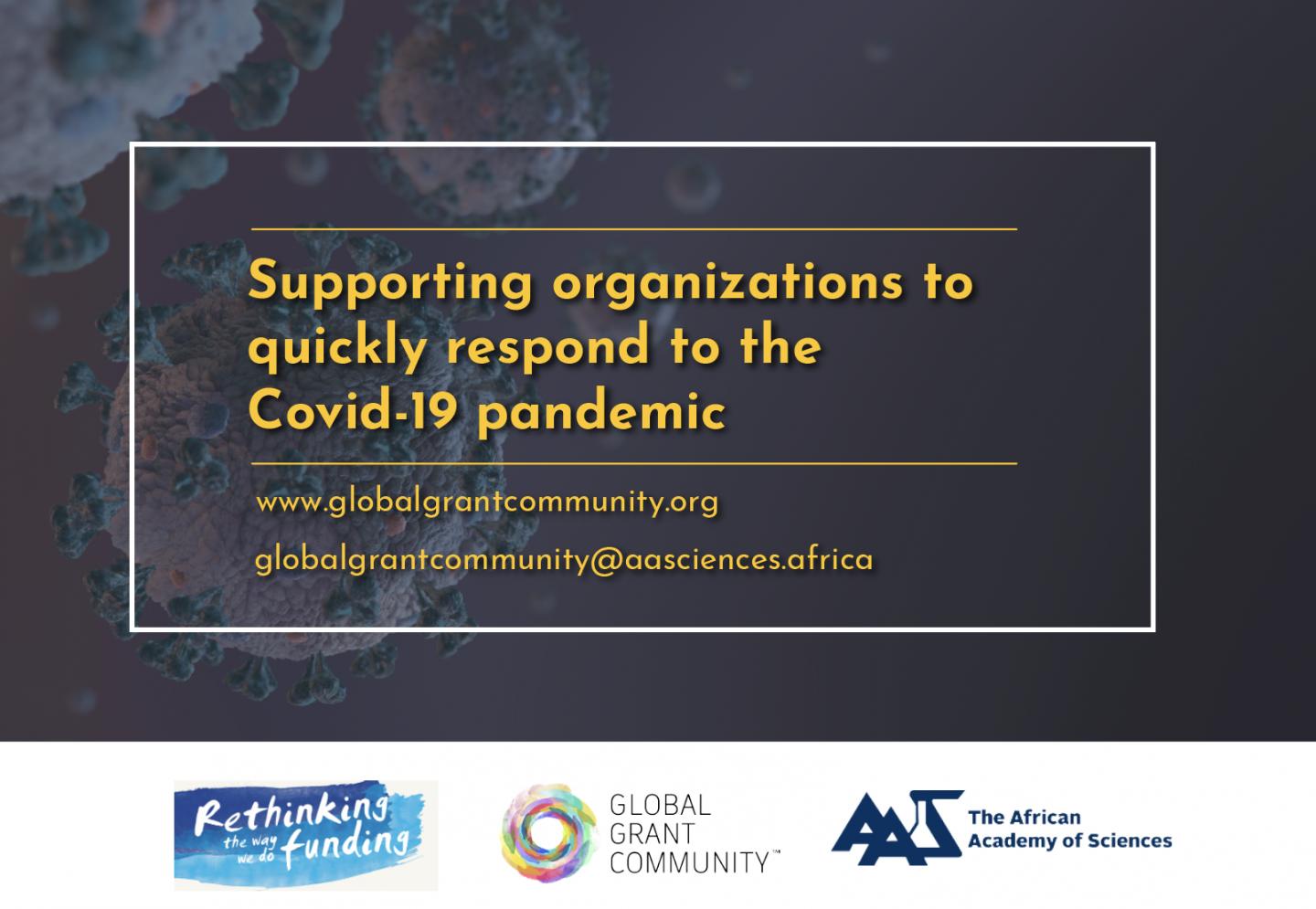 Supporting organizations to quickly respond to the Covid-19 pandemic