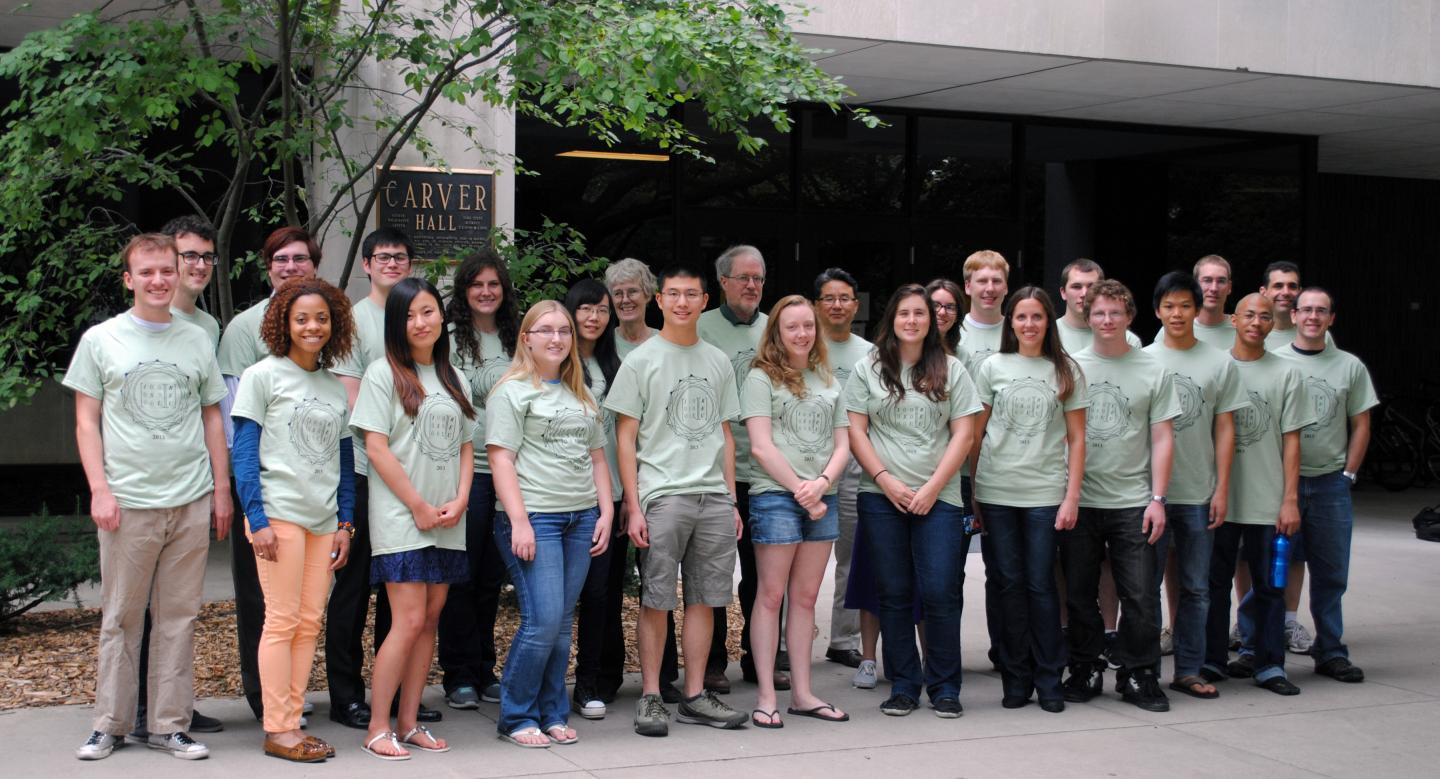 Participants in the 2013 REU at Iowa State