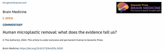 Human microplastic removal: what does the evidence tell us?