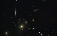Collection of Galaxies Which Is Part of a Much Larger Cluster of Galaxies