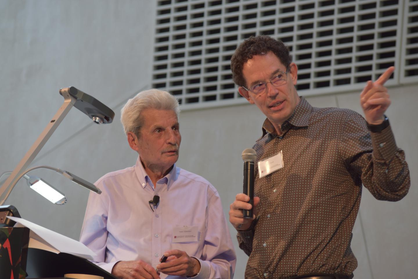 Neil Turok and Yakir Aharonov, Chapman University