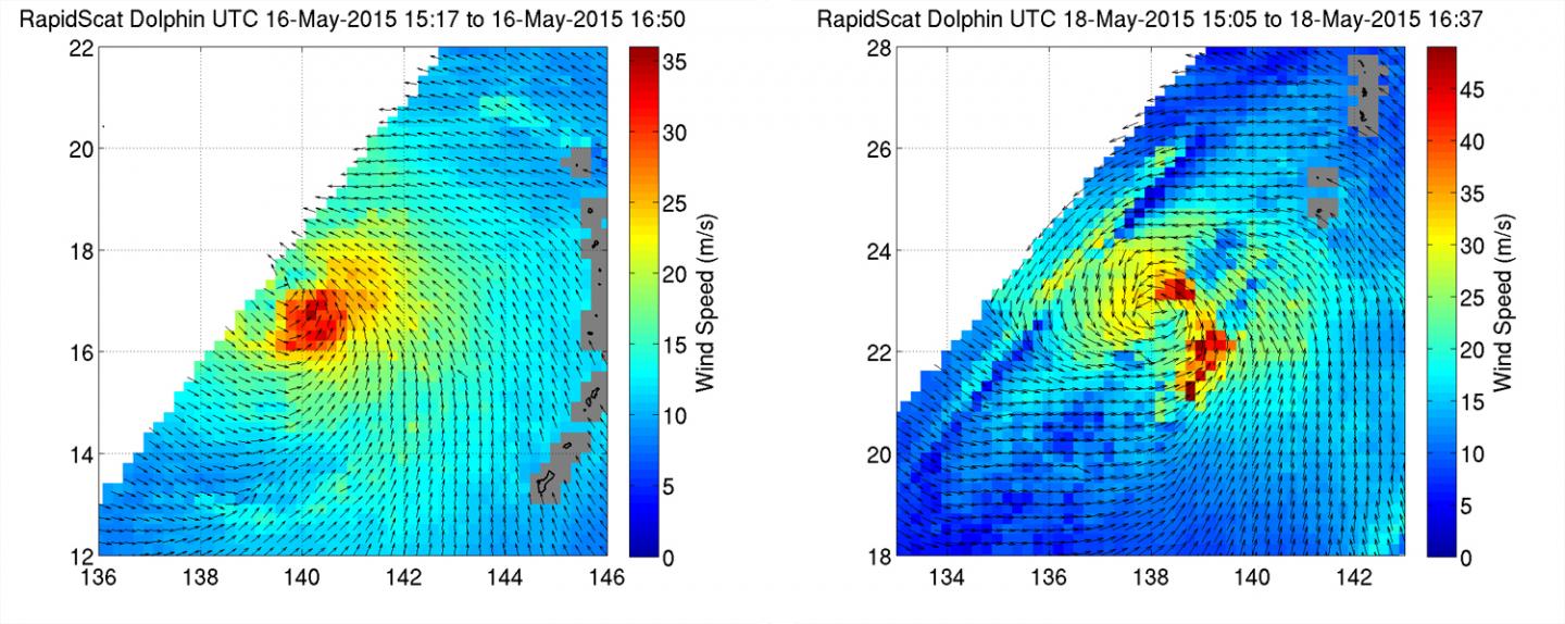 RapidScat Image of Dolphin