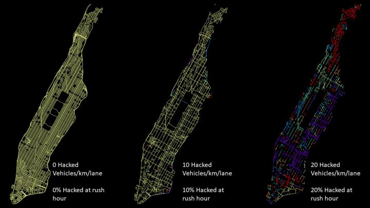 Clusters of Connected Roads