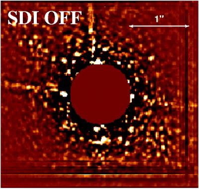 Comparison of Images Taken With SDI On and Off