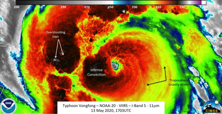 JPSS image of Typhoon Vongfong