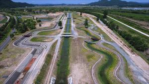 View of River Experiment Center in Andong