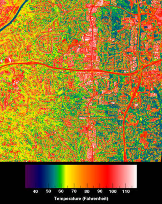 Urban heat is a growing issue