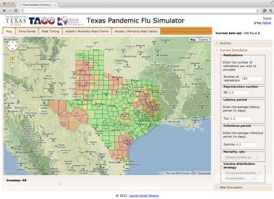The Texas Pandemic Flu Simulator