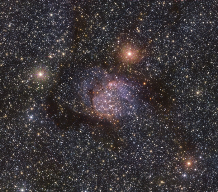 Una serpiente en el cielo captada por el telescopio de ESO