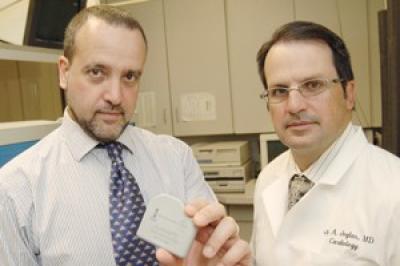 Drs. Owen Obel (left) and Jose Joglar