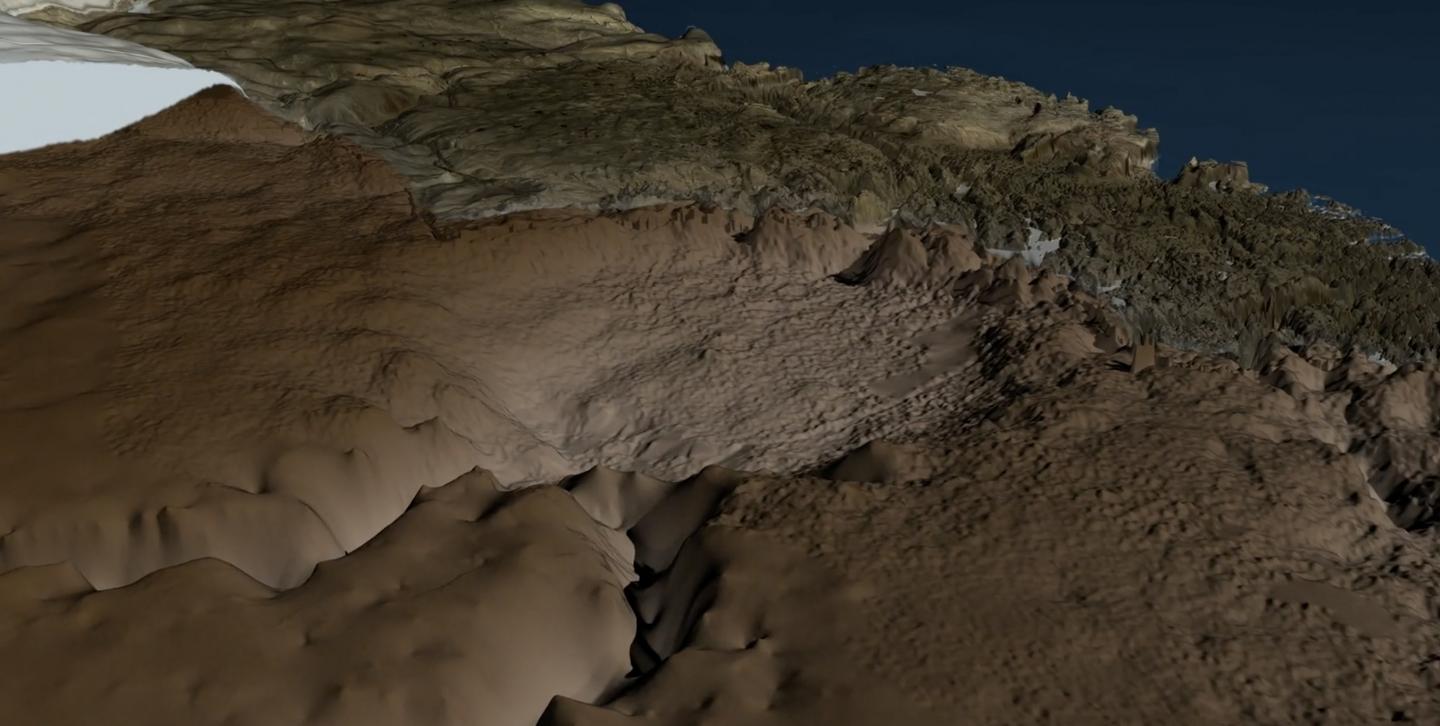 The First Impact Crater Found Underneath the Greenland Ice Sheet (3 of 9)