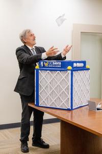 Do-it-yourself box filter clears the air of indoor pollutants