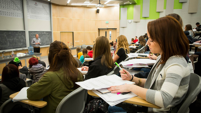 Student in general chemistry