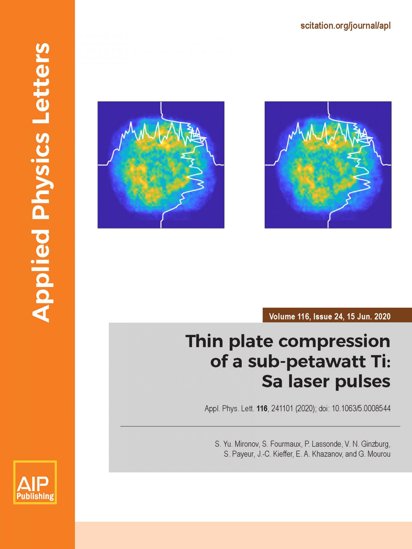 Applied Physics Letters, Volume 116, Issue 24