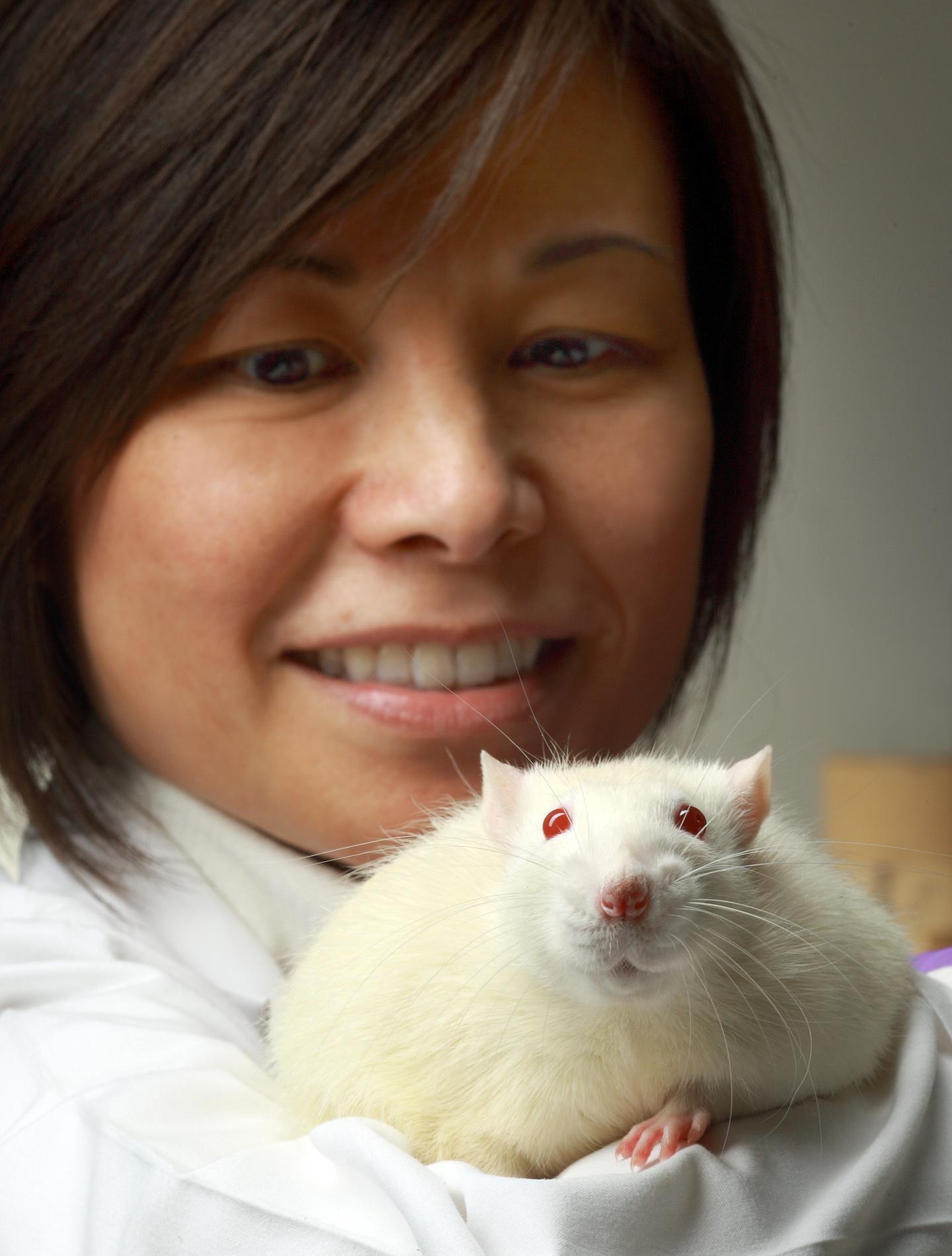 Tamashiro with a Rat