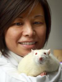 Tamashiro with a Rat