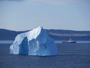 The research vessel MARIA S. MERIAN leaving the harbor of St. John’s (Canada). As a participant on Expedition MSM 39 (2014), Lars Max, along with other researchers, obtained the sample material for this study. Photo: MARUM – Center for Marine Environmental Sciences, University of Bremen; D. Kieke