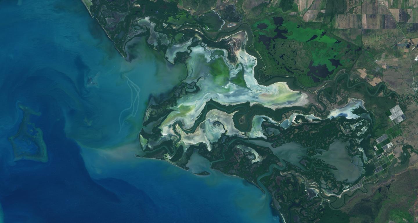 Satellite image of R&iacute;o Cauto Delta