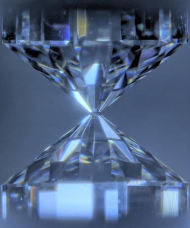 Diamonds to Squeeze a Sample to Ultrahigh Pressures Corresponding to Those of the Earth's Core (Grea