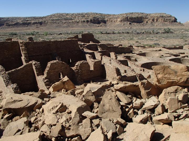 Great House  in Chaco Canyon, New Mexico
