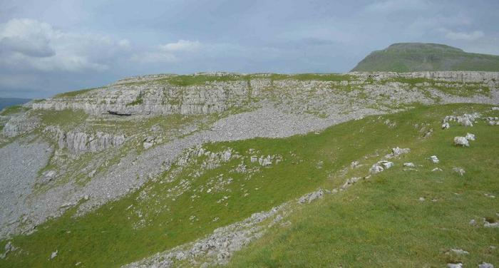 Ingleborough - Carbonate sediments form Cliffs at Dover, UK
