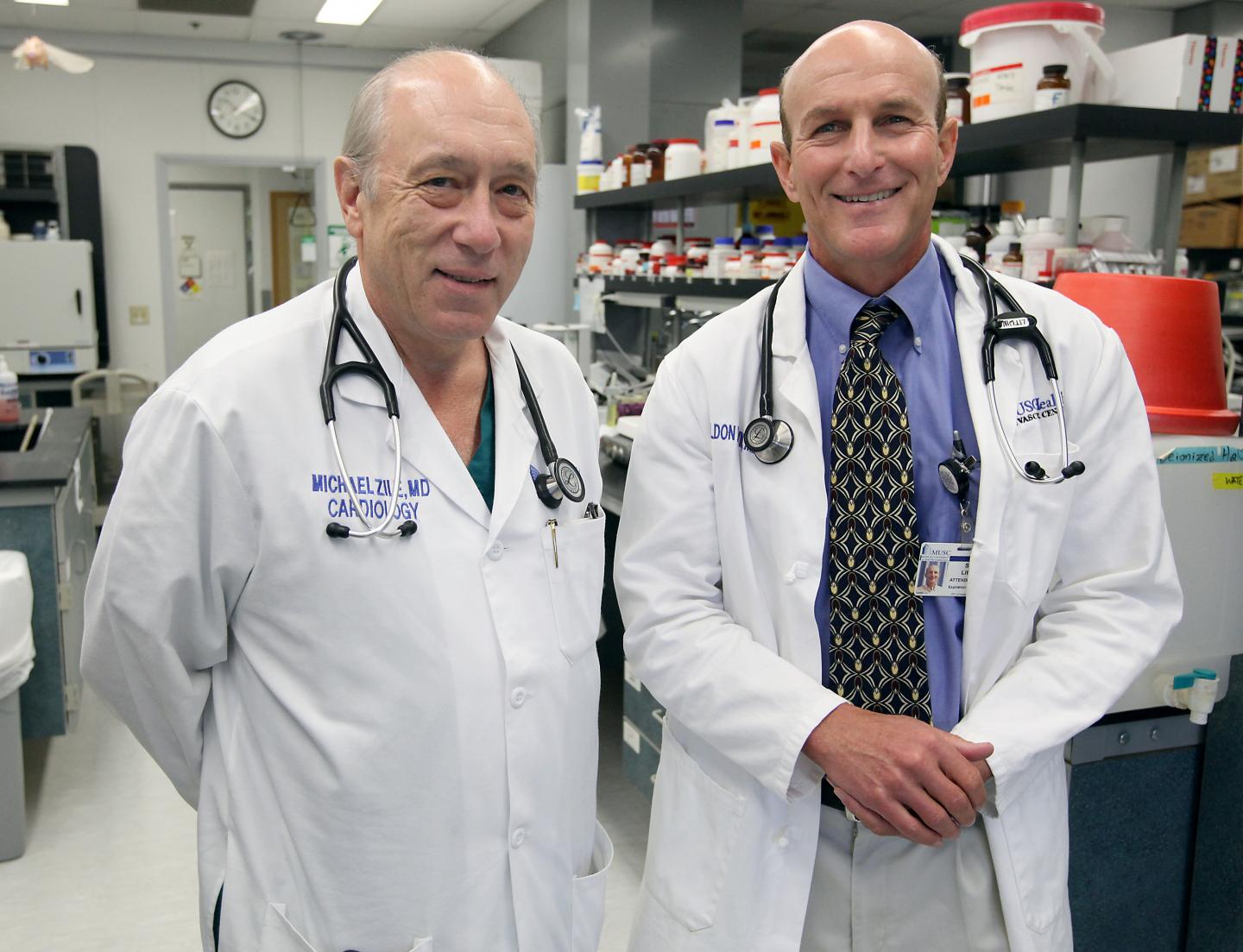 Dr. Michael Zile and Dr. Sheldon Litwin