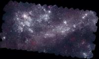 Nearly a Million Ultraviolet Sources Appear in This Mosaic of the Large Magellanic Cloud