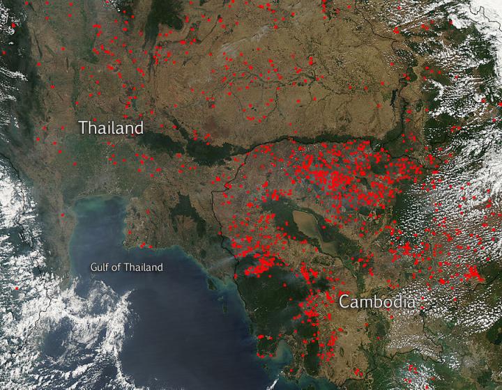 Agricultural Fires in Indochina