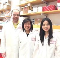 Dr. Yu-Hau Tseng with Matthew Lynes and Ruidan Xue