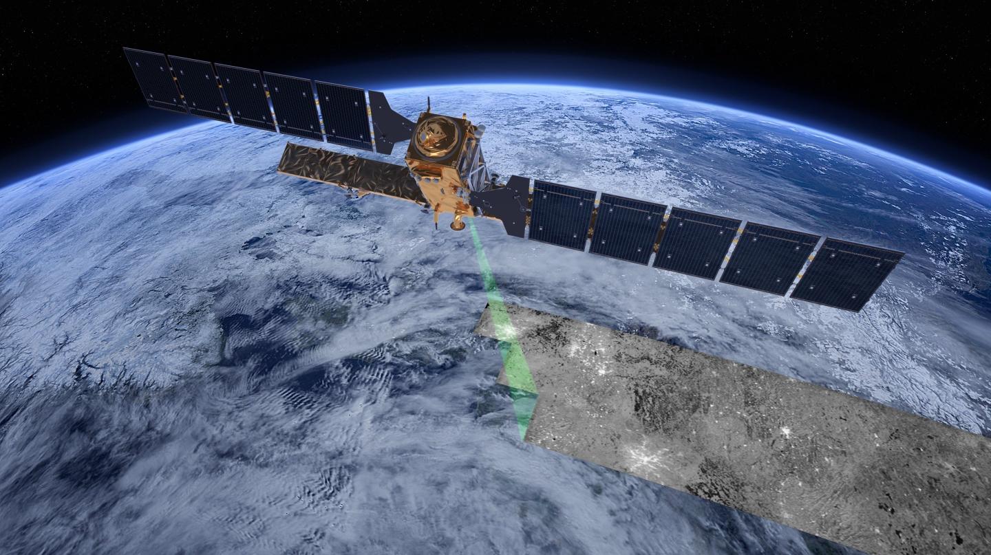 Digital Rendering of the Earth Observation Satellite Sentinel-1
