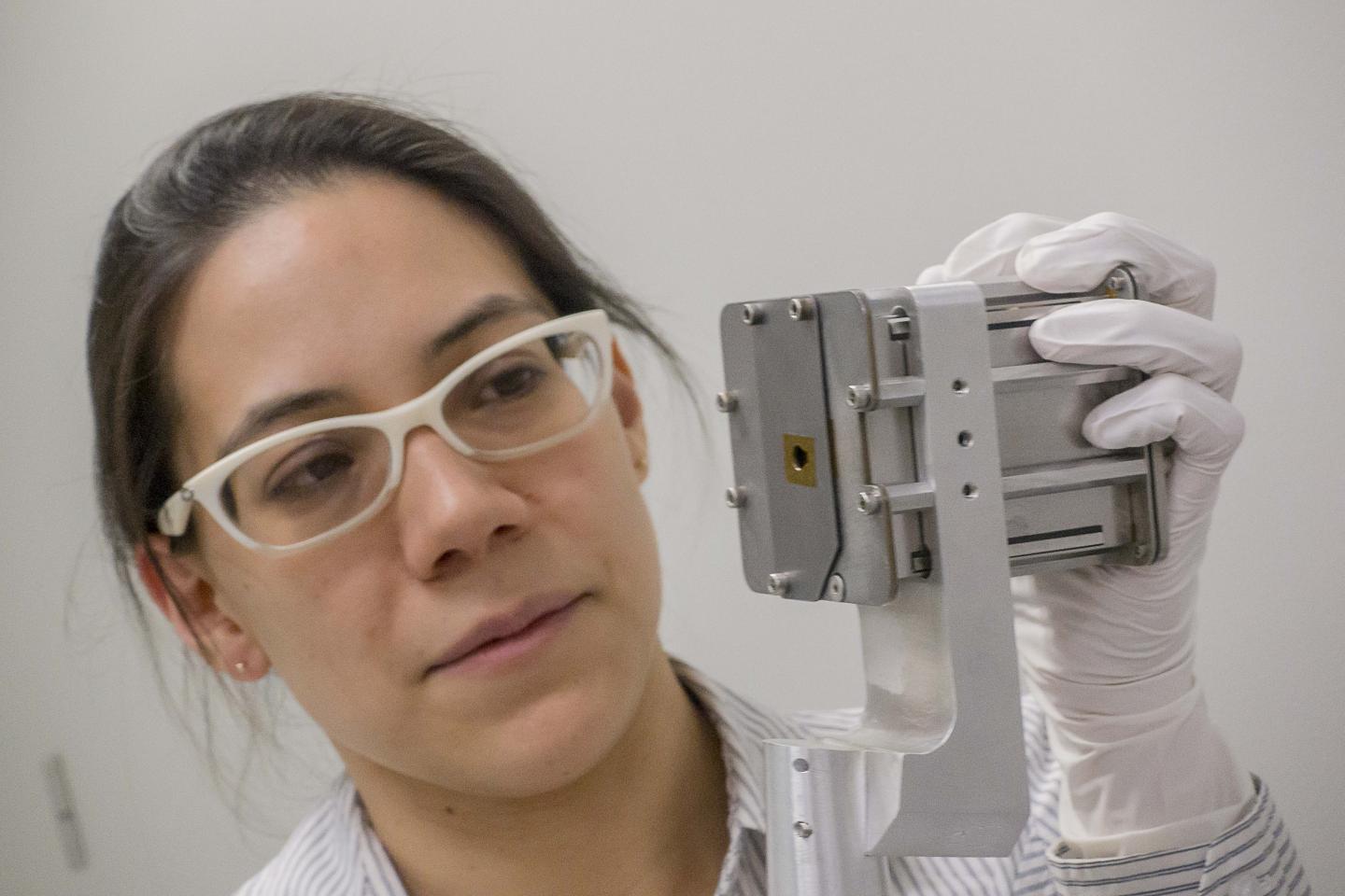 June Wicks Prepares to use Lasers to Raise Fi-Si Alloy to 1,314 GPa