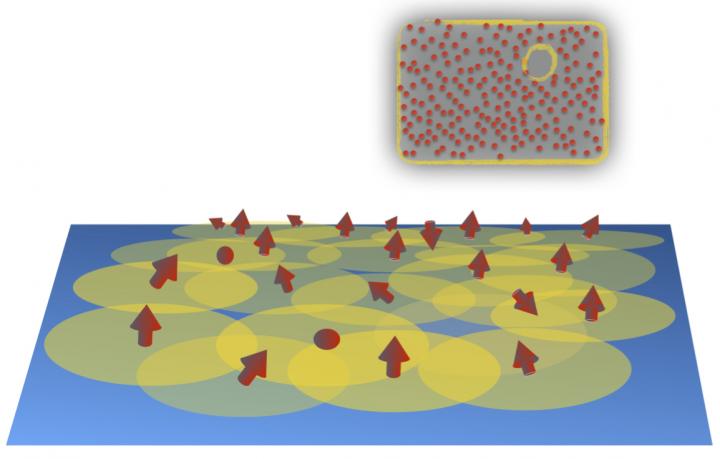 Randomly Sprinkled Magnetic Atoms on a Superconducting Surface May Give Rise to a Topological Superc