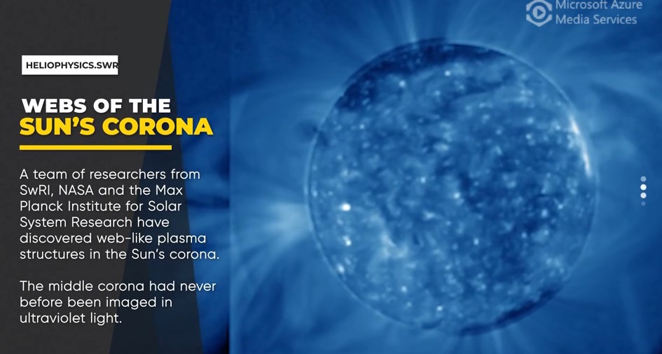 Solar Webs [VIDEO] | EurekAlert! Science News Releases