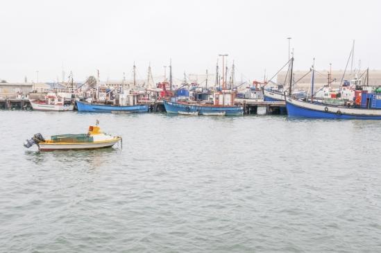 Fishing Boats at the Harbor in Luderitz, Namibia