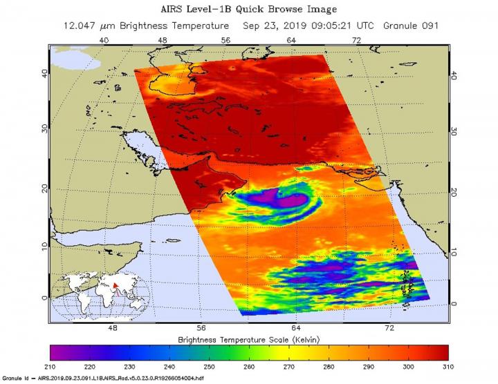 AIRS image of Hikaa