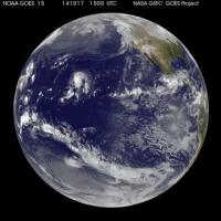 GOES-West Video of Ana