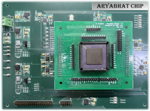 Test Setup of the ARYABHAT-1 Chip